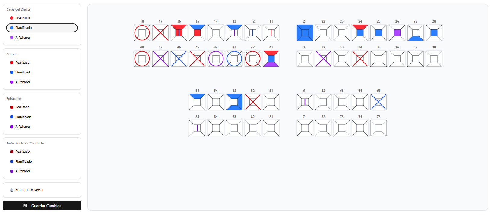 Odonto.ar en computadora de escritorio